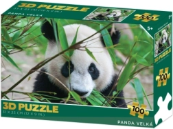 3D puzle panda liela