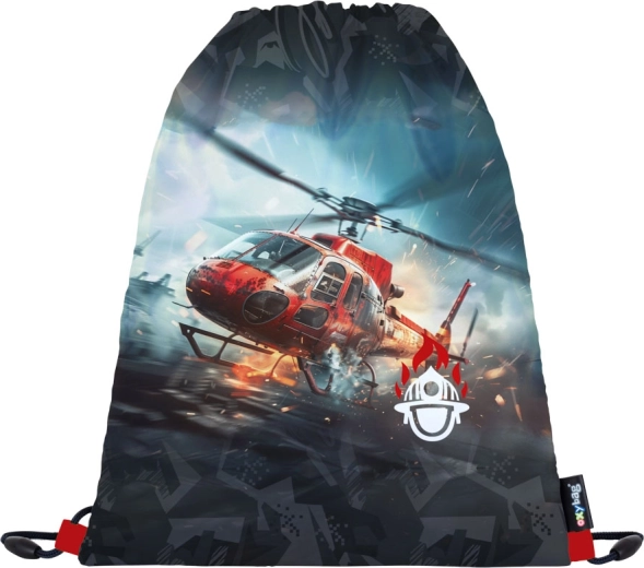 Praktisks maisiņš ar ugunsdzēsēju motīvu