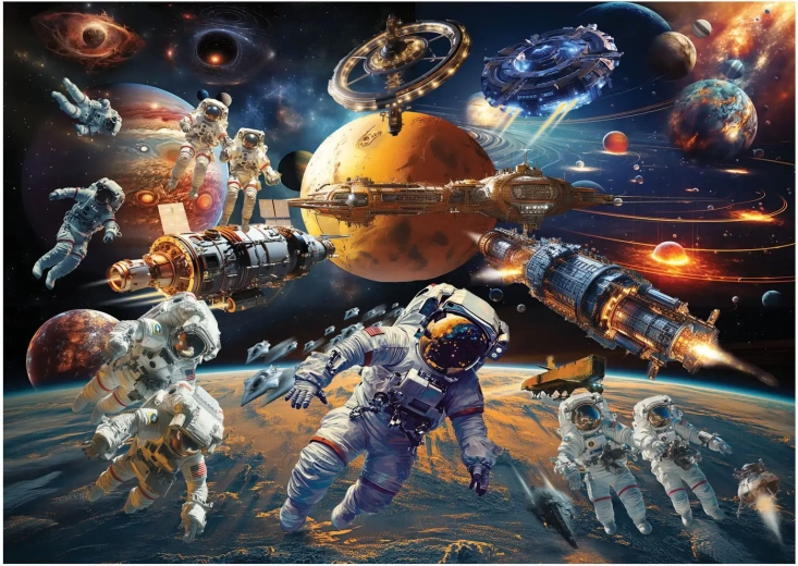 Puzle “Kosmiskā avārija” XL 700 detaļas