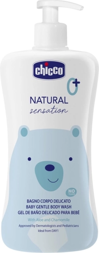 Chicco Natural Sensation dušas želeja ar alveju un kumelītēm 500 ml
