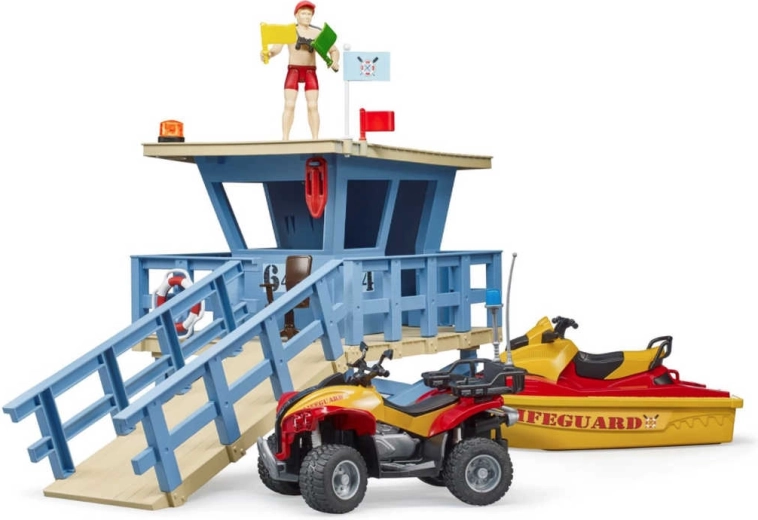 Lifeguard figure in 1:16 scale