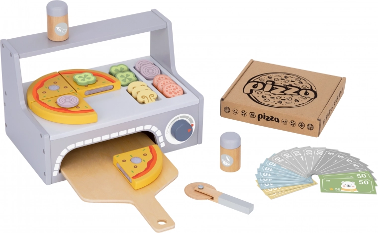 Tooky Toy koka picas komplekts ar piederumiem