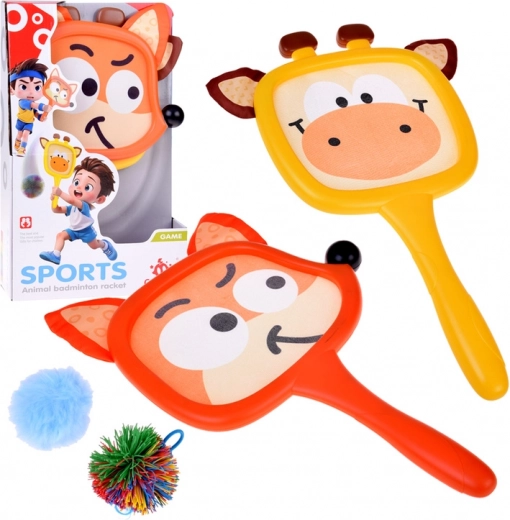 Colorful Animal Shaped Rackets for Children