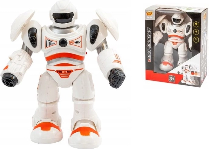 SmilyPlay Interactive Walking Robot (Orange)