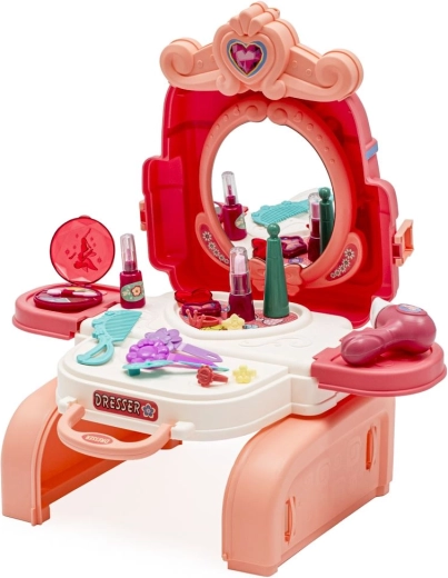Meiteņu pārnēsājamais kosmētikas salons 3 vienā – mugursoma BABY MIX