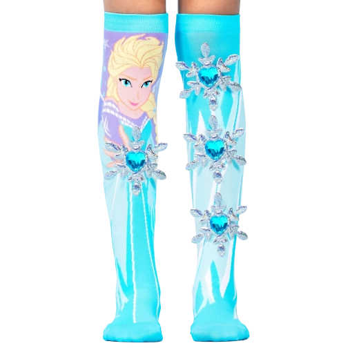Crazy knee-high socks with ELSA FROZEN by Madmia