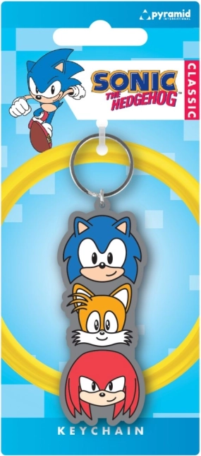 Atslēgu piekariņš Sonic – gumijots, licencēts