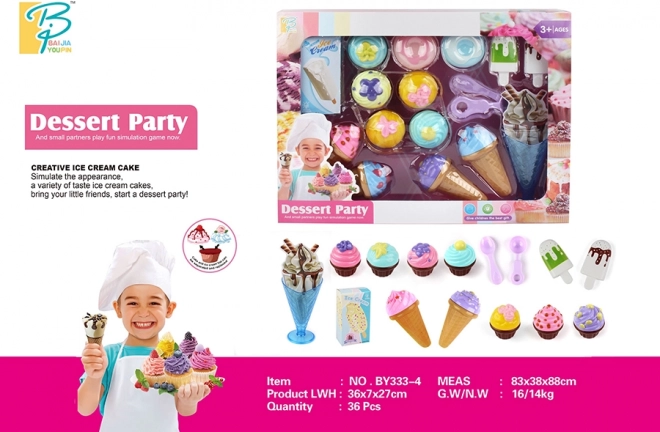 Pārtikas komplekts “Saldā ballīte” no MAC TOYS