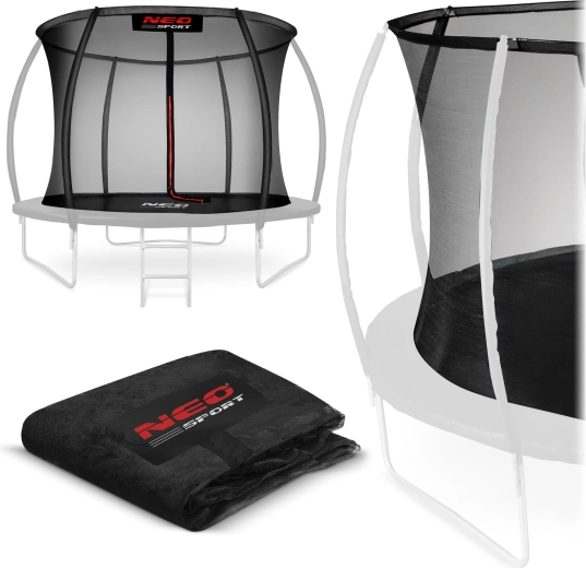Inner safety enclosure net for Neo-Sport 252 cm (8 ft) trampoline for 6 poles