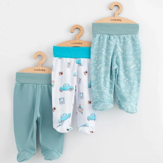 Zīdaiņu pusraupuļbikses New Baby Classic II, komplekts 3 gab., zēniem, izm. 68 (4–6 mēneši)