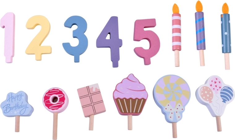 Maināmas dekorācijas un cipari 1–5