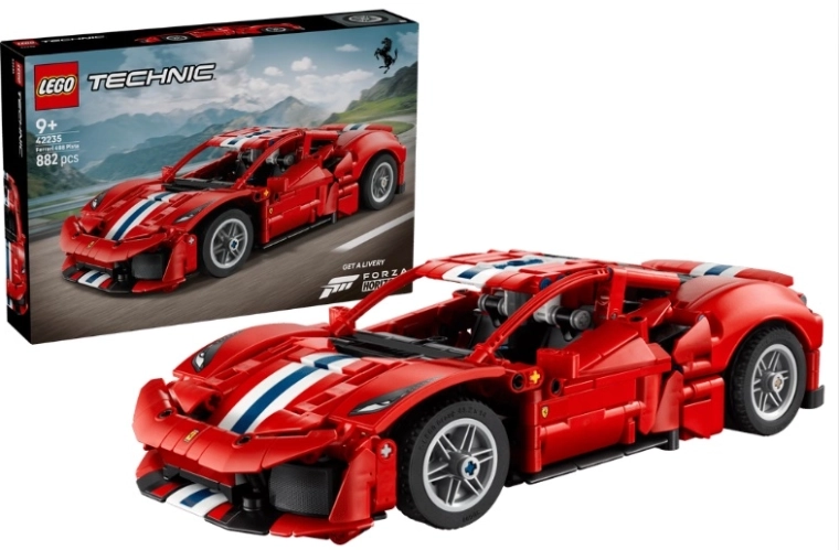 Lego Technic Ferrari 488 Pista (42235) – būvkomplekts