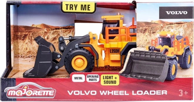 Majorette Grand VOLVO riteņu iekrāvējs 21 cm ar gaismām un skaņām