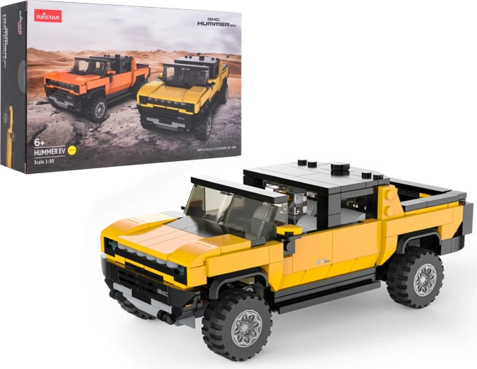 RASTAR Hummer EV Model Building Kit in 1:30 Scale – Yellow