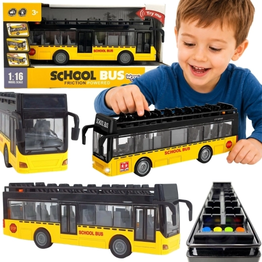WOOPIE autobuss ar gaismām un atveramām durvīm