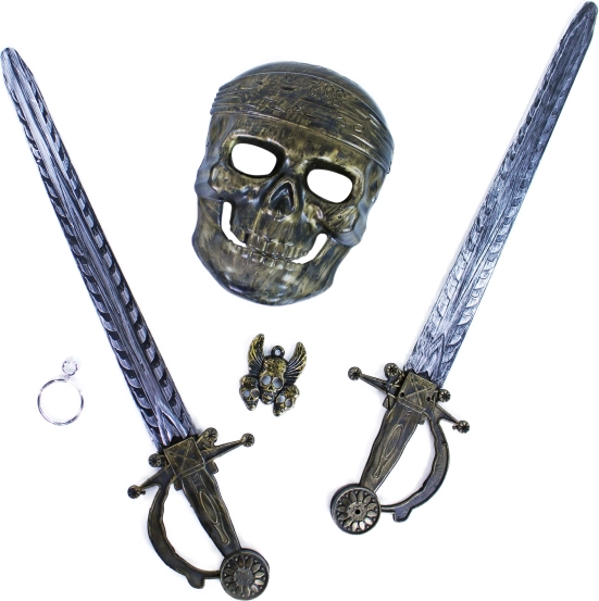 Pirate Set with Mask and Swords