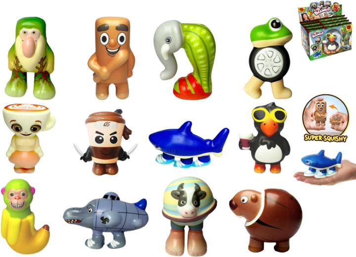 Brainrot PuffUps Squishy anti-stress figures – 12 styles in mystery packaging