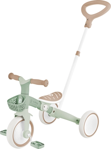 Trīsritenis Learning trike 3v1 plus ecologic pistāciju