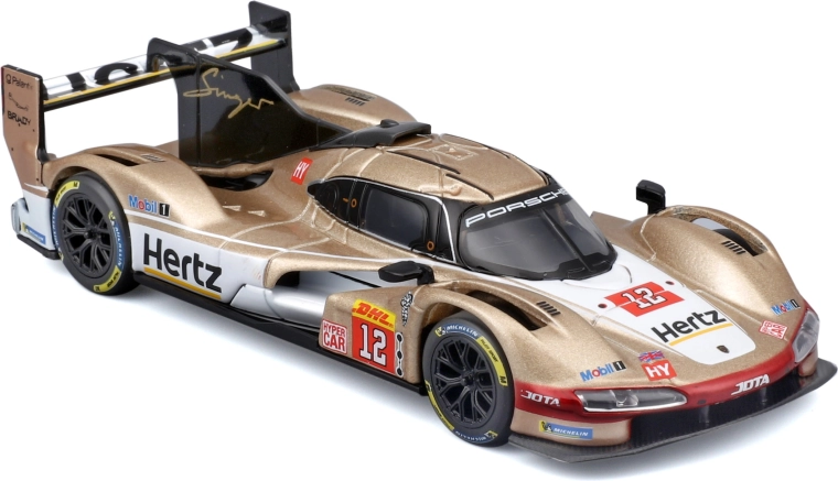 Bburago 1:43 sacīkšu modelis Porsche 963 Nr. 12 dāvanu kastītē