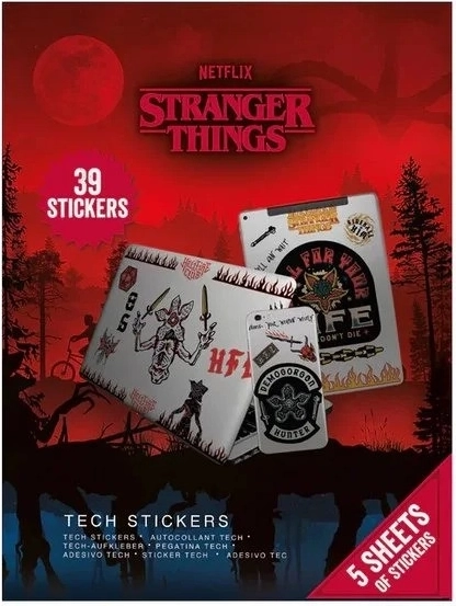 Stranger Things 4 tehniskās uzlīmes