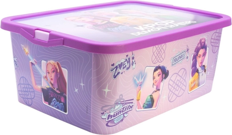 STOR storage box 13 l K-Pop: Demon Hunters purple