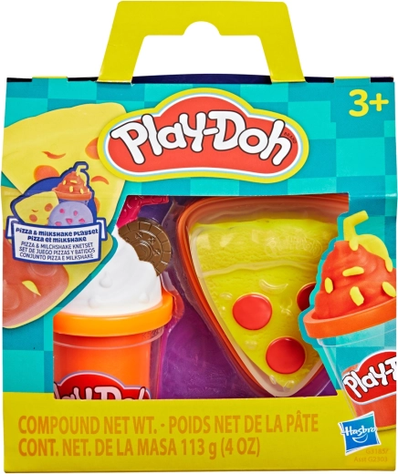 Hasbro Play-Doh radošais komplekts pica un piena kokteilis