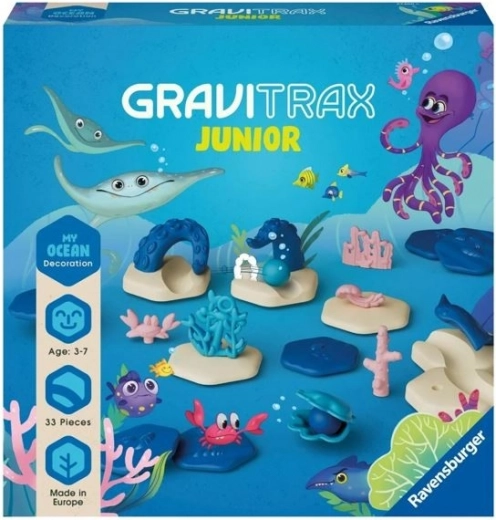 Ravensburger GraviTrax Junior Okeāns – lodīšu trases paplašināšanas komplekts
