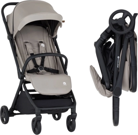 Petite&Mars sports stroller Flip – Platinum Grey