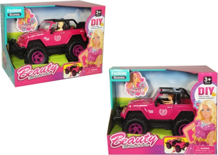Apvidus auto ar mini lelli - 1 gabals