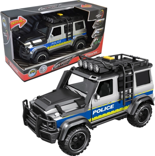 Off-Road Police Car 1:14 City Service Car with Lights and Sounds