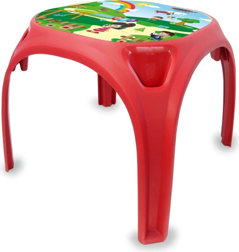 Bērnu galdiņš Jamara Fun ar skaitļiem XL sarkans