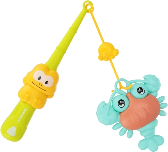 Fun fishing with a rod