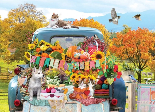 Puzzle Autumn Delivery 500 pieces COBBLE HILL