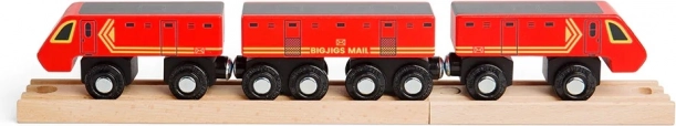 Wooden Post Train Bigjigs Rail