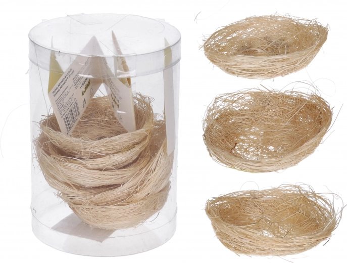 Dekoratīva ligzdiņa 8 cm – dabīga
