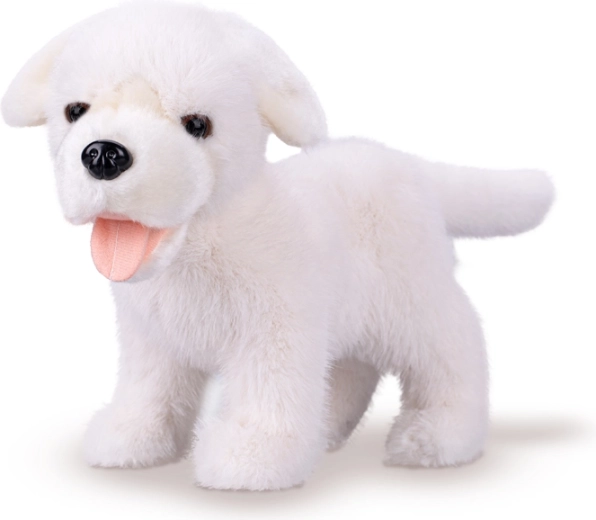 Plīša baltais labradors 23 cm