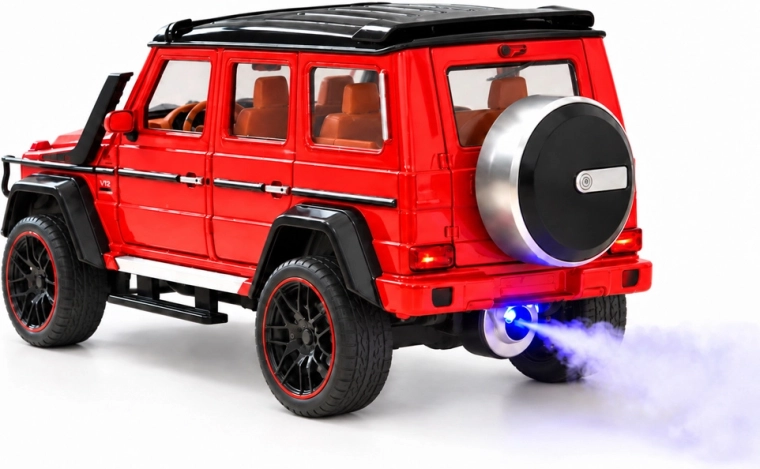 LED lights and smoke effect