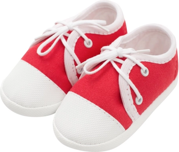 Zīdaiņu čībiņas–kedas New Baby sarkanas 0–3 mēneši