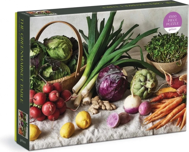 Galison puzle Greenmarket Table 1500 gab.