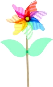 Wooden pinwheel for kids