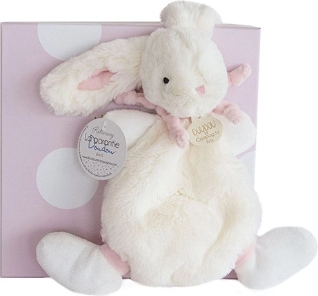 Doudou gift set - pink plush bunny