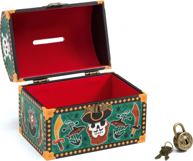 Pirate Chest Piggy Bank DJECO
