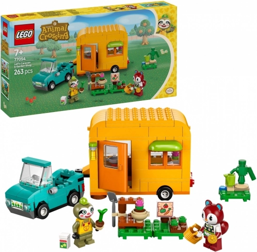 LEGO® Animal Crossing™ 77054 Leifs, kemperis un dārzkopības veikals