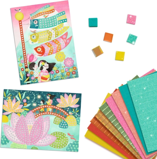 Radiant glitter mosaics