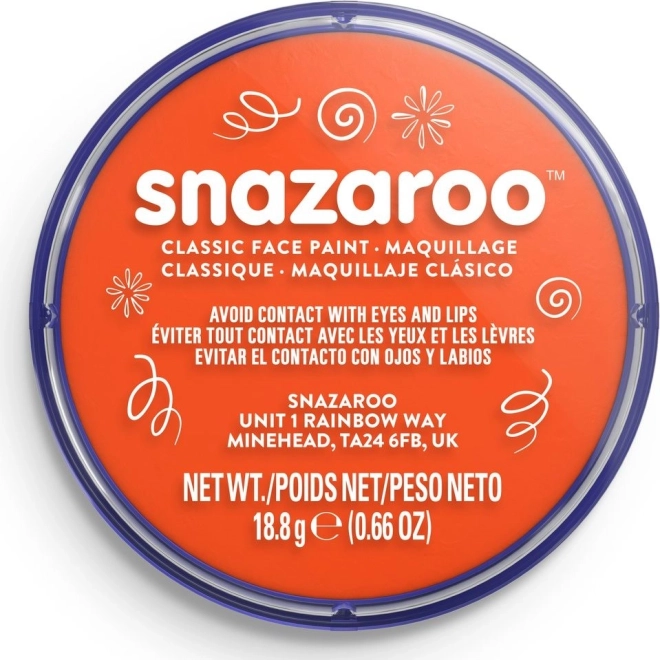 Snazaroo face paint dark orange 18ml