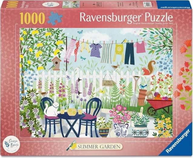 Ravensburger puzle Vasaras dārzs 1000 gabaliņi