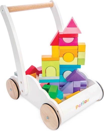 Le Toy Van koka staigulis Rainbow cloud ar klucīšiem
