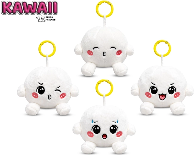 Plīša atslēgu piekariņš Bao klimpas Plush Friends Kawaii 8 cm - 1 gab.