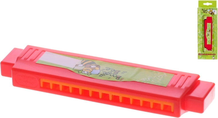 Bērnu mutes harmonikas spēļmantiņa ar 12 toņiem, 13,5 cm