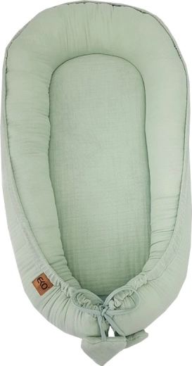 EKO muslin baby nest Mint 90 × 60 cm